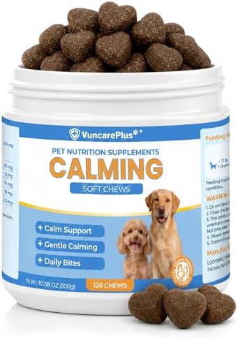 Calming Chews for Dogs with Melatonin and L-Theanine, 120-Pack, 120 Count