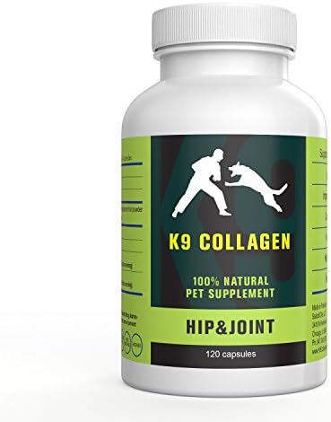Salcoll K9 Collagen Hip & Joint Supplement for Dogs - Supports Healthy Joints Cartilage & Skin Vitamins for Dogs - Aids Muscle Regeneration Boosts Collagen Production for Better Overall Health