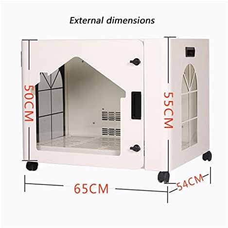Litter Boxes Pet Drying Box Cat Dog Dryer Home Medium-Sized Blowing Water Machine(White)