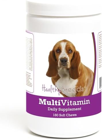 Healthy Breeds Basset Hound Multivitamin Soft Chew for Dogs 180 Count
