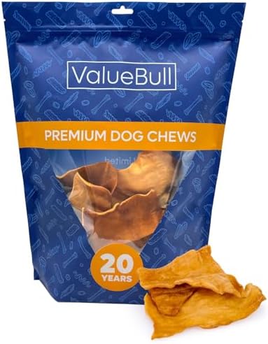 ValueBull USA Beef Collagen Chips Dog Chews, Chicken Flavor, 25 Count