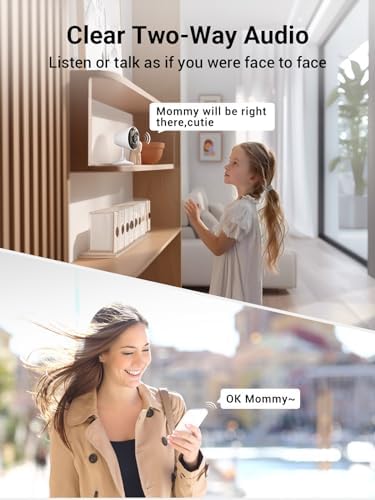 Security Camera Indoor Outdoor, 5G & 2.4G WiFi Cameras for Home, Baby/Elder/Nanny/Dog/Pet Camera with Phone App, Spotlight, Color Night Vision, 2-Way Audio, 24/7, SD/Cloud Storage, Works with Alexa