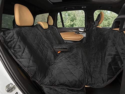 Plush Paws Luxury Rear Seat Protector - Regular Charcoal, Hammock