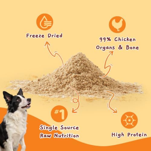 Jungle Calling Freeze Dried Dog Food Toppers, Chicken Sprinkles for Dogs