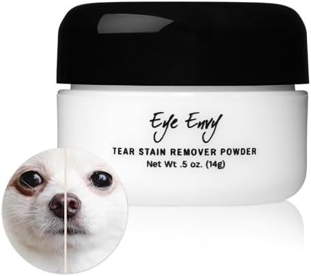 Eye Envy Tear Stain Remover Powder for Dogs and Cats, 0.5 oz