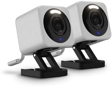 WYZE Cam v4 (Latest Model), 2.5K AI Security Camera, Indoor/Outdoor Cameras for Home Security, Baby Monitor & Pet Camera, Vibrant Color Night Vision, No Subscription Required