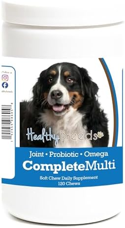 Healthy Breeds Bernese Mountain Dog All In One Multivitamin Soft Chew 120 Count