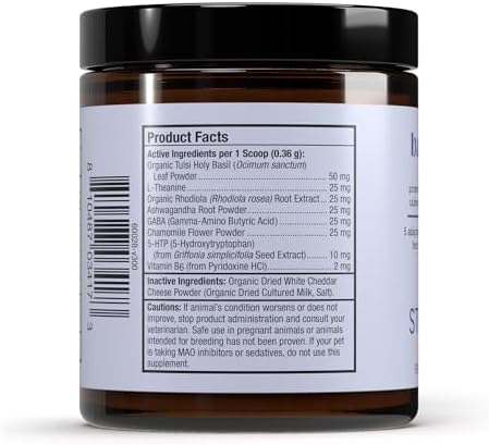 Bark & Whiskers Stress Support, Cheddar Cheese, 1.29 oz (102 Scoops)