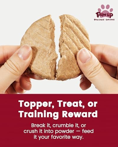 PAWUP Freeze Dried Duck Dog Treats & Food Topper, Single Animal Protein Limited Ingredient, High Protein Grain Free for Picky Eaters, No Artificial Flavors, Colors or Artificial Preservatives-14 oz