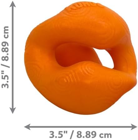KONG Ogee Orb Dynamic Bounce Dog Toy for Fetch and Play, Floats (Large)