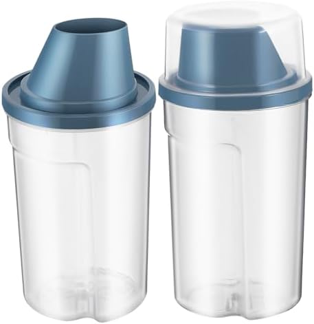 BESPORTBLE 4pcs Cat Food Storage Airtight Pet Food Bins Wide Mouth Container for Easy Refill Preserve Freshness