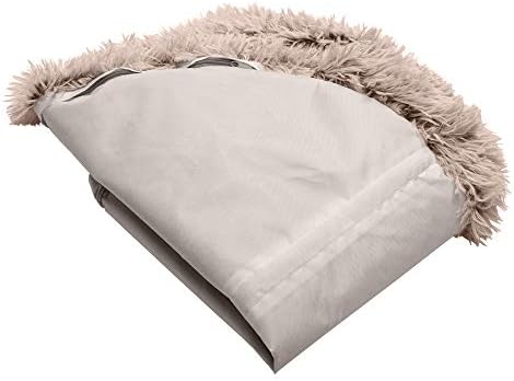 Furhaven Replacement Calming Donut Bed Cover, Taupe, Medium