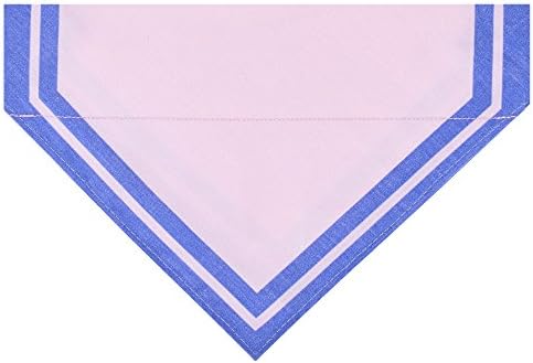 Blueberry Pet Pretty Picks Girly Triangle Pinkish-Purple Cotton Blend Neckerchief Scarf Bandana Adjustable Dog Collar, Small, Neck 12"-16"