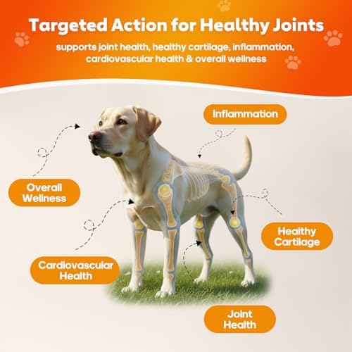 Glucosamine Chews for Dogs, Joint & Mobility Support, 120 Ct