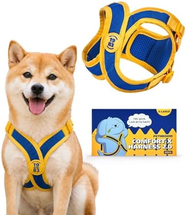PETHROOM Comfort-X Dog Harness, Step-in Soft Lightweight Vest (Extra Large)