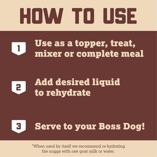 Boss Dog Freeze Dried Raw Diet (Dogs),Chicken Recipe, 12 oz Bag