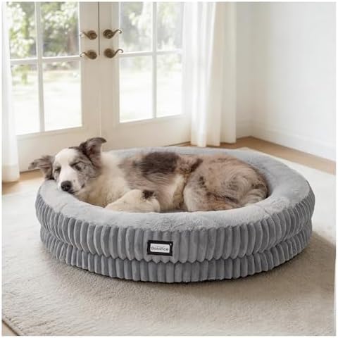 BALANCE Calming Donut Dog Bed, 36", Large