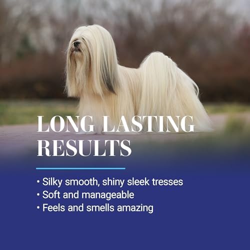 Chris Christensen Ice on Ice Strengthening Dog Shampoo, Groom Like a Professional, Revives Dry, Damaged Coats and Strands, All Coat Types, Made in USA, 1gal