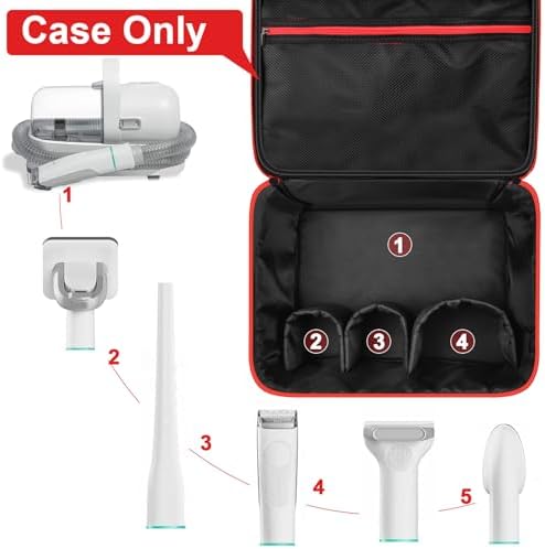 Dog Grooming Bag Organizer for oneisall and for Neakasa Vacuum Kits