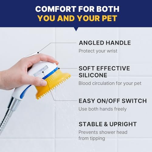 [Pethroom] Shower Set Bundle - Premium Oatmeal Shampoo & Relaxing Shower Attachment