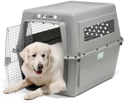Petmate Sky Kennel for Air Travel, 48in Dog Crate for Pets 90 to 125lbs