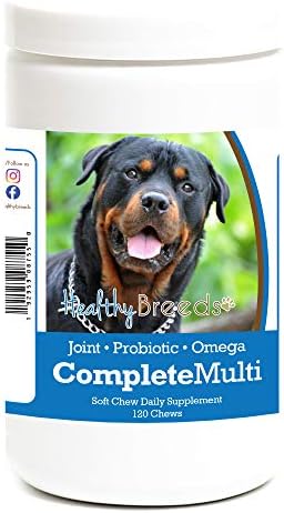 Healthy Breeds Rottweiler All in One Multivitamin Soft Chew 120 Count