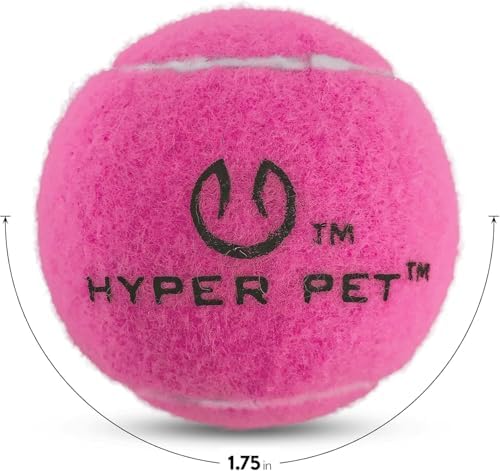 Hyper Pet Mini Extra Small Tennis Balls for Dogs, 1.75 Inch, 8 Pack, Pink