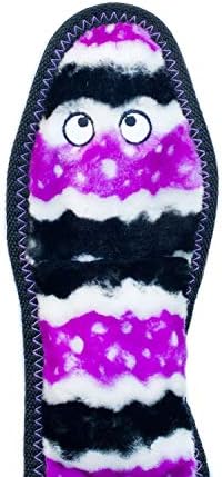 ZippyPaws ZP853 Z Stitch Snake Squeak Toy, Medium Purple