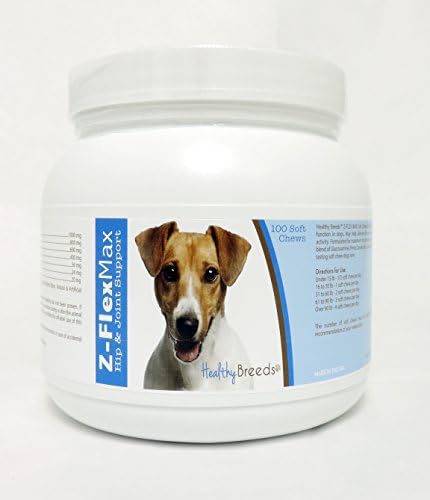 Healthy Breeds Jack Russell Terrier Z-Flex Max Hip & Joint Soft Chews 100 Count
