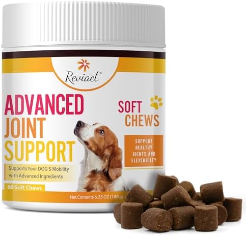 Advanced Canine Joint Supplement – Joint Care for Dogs – Active Dog Supplement with Devil’s Claw Boswellia & Turmeric – Tasty Dog Supplement for All Dog Breeds and Ages