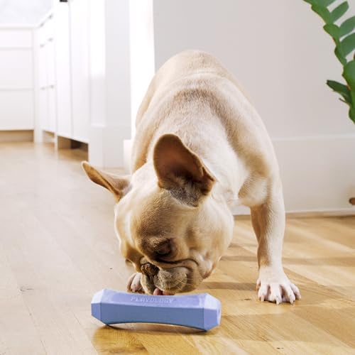 Playology Squeaky Chew Stick - Scented Dog Toy - Medium, Blueberry Scent | Rubber Construction, All Natural Scent, Durable Design
