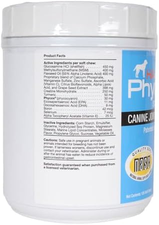 HA Hypoallergenic Dog Joint Supplement Soft Chews, 120 Ct