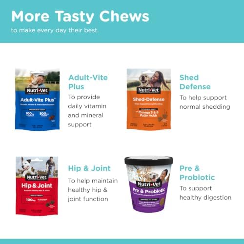 Nutri-Vet Calming Chews for Dogs, Chamomile, 6oz