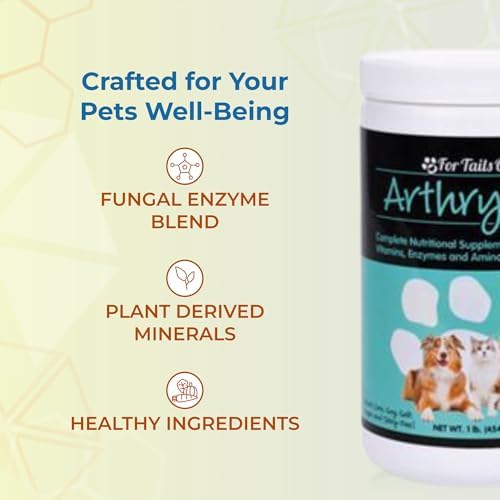 Youngevity Arthrydex Pet Bone Support Powder with Probiotics, 1 lb, 4 Pack