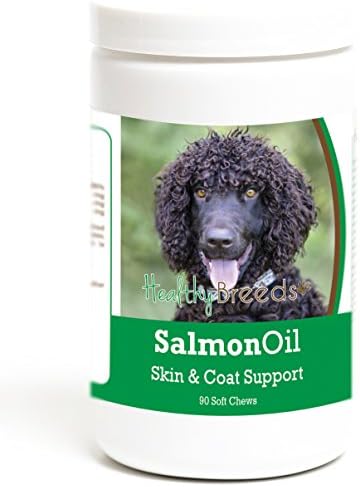 Healthy Breeds Irish Water Spaniel Salmon Oil Soft Chews 90 Count, Brown