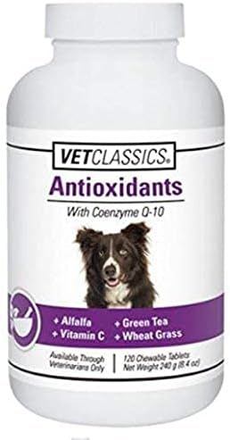 Vet Classics Antioxidants Supplement with Coenzyme Q-10 for Dogs - 120 Ct
