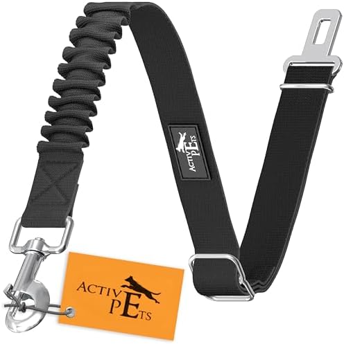 Active Pets Dog Seatbelt - Adjustable Safety Harness