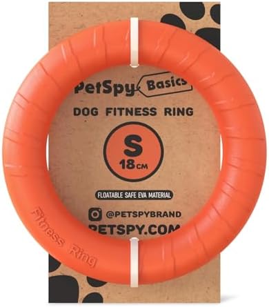 PetSpy Dog Ring Toy, Flying Ring, Floating Training & Fetch, EVA