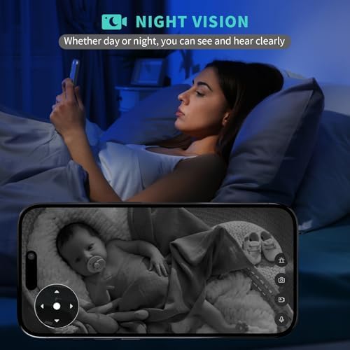 Security Camera, 2K HD Indoor Security Camera, 360 Degree Pan/Tilt Pet Camera 2.4G and 5G WiFi, Motion Detection, 2-Way Audio, Siren, Night Vision, Cloud SD Card Compatible Alexa Google Assistant