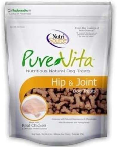 Pure Vita, Dog Treats, Hip & Joint, 6 Oz