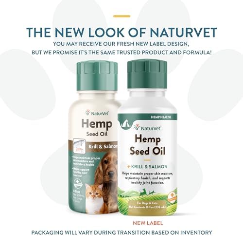 NaturVet Hemp Seed Oil Supplement for Dogs
