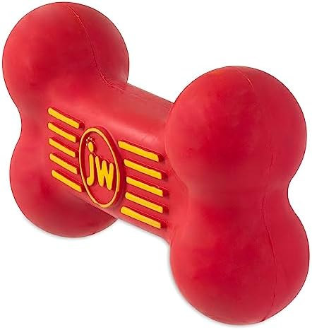 JW Pet Dog iSqueak Bone Dog Toy, Large, Assorted Colors