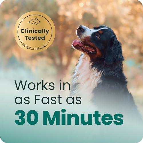 VetriScience Calm & Confident Chews for Dogs, Bacon, 120 Count