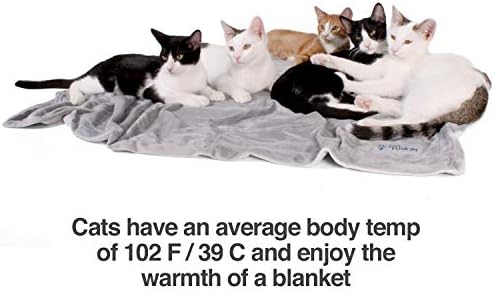 PetFusion Premium Dog and Cat Blanket, Grey or Brown