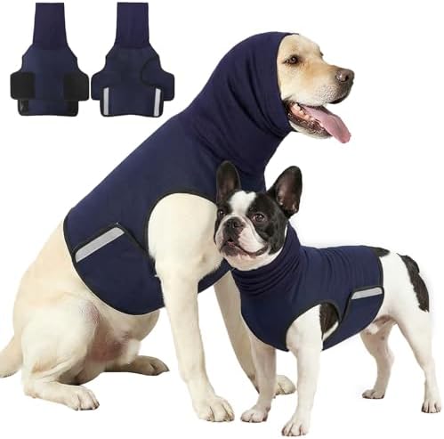 Dog Calming Hoodie Thunder Anxiety Relief Vest for Small Dogs