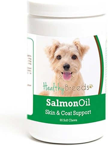 Healthy Breeds Norfolk Terrier Salmon Oil Soft Chews 90 Count, Brown