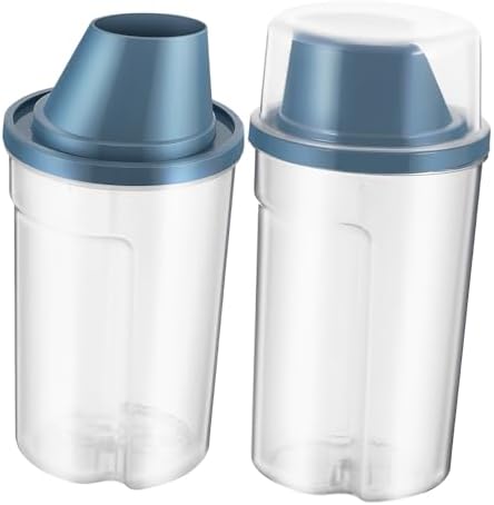 LIOOBO 2pcs Pet Food Storage Barrels Airtight Pet Food Containers Spout for Cats Dogs Bucket