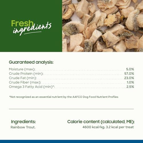 smallbatch Freeze Dried Rainbow Trout Single-Protein Cat & Dog Treats, 2 oz