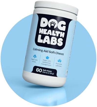 Calming Aid for Dogs, Melatonin, Chamomile, 60-Pack