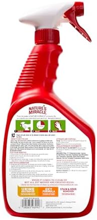 Nature’s Miracle Advanced Cat Stain & Odor Eliminator, Severe Mess, 32 oz